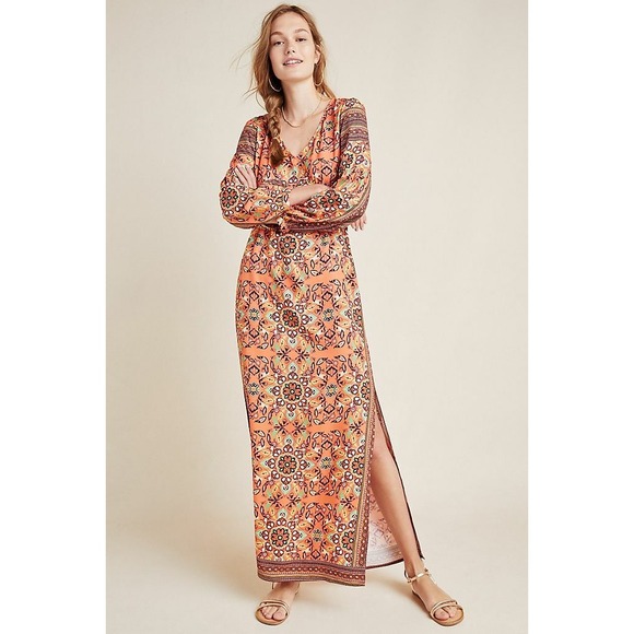Anthropologie Dresses & Skirts - $230  NEW  Farm Rio for Anthropologie Clarabella Maxi Dress size XS